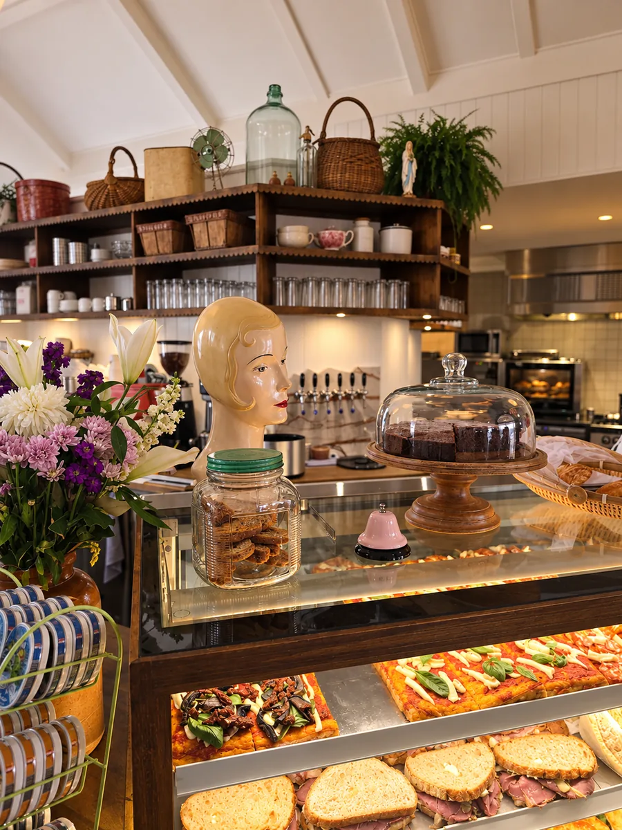 The deli counter inside Stassano